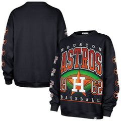 Houston Astros Women's Trendy Team Go Big Oversized Sweatshirt - Navy | 47 brand