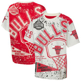 Chicago Bulls Outerstuff Youth Top Player All-Over-Print T-Shirt sale - Cream online