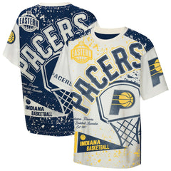 Indiana Pacers Outerstuff Youth Top Player All-Over-Print T-Shirt - Cream outlet