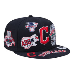 Cleveland Guardians All Over 59FIFTY Fitted Hat - Navy | New Era