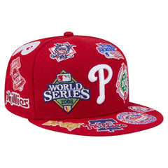 Philadelphia Phillies All Over 59FIFTY Fitted Hat - Red | New Era