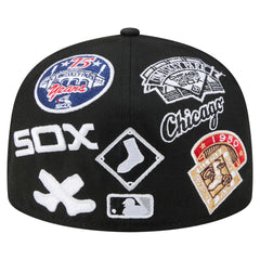 Chicago White Sox All Over 59FIFTY Fitted Hat - Black | New Era