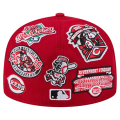 Cincinnati Reds All Over 59FIFTY Fitted Hat - Red | New Era