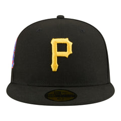 Pittsburgh Pirates Hidden Hit 59FIFTY Fitted Hat - Black | New Era
