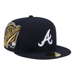 Atlanta Braves Hidden Hit 59FIFTY Fitted Hat - Navy | New Era