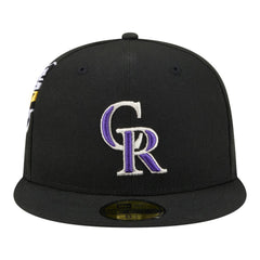 Colorado Rockies Hidden Hit 59FIFTY Fitted Hat - Black | New Era