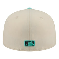 Boston Red Sox Two-Tone Color Pack 59FIFTY Fitted Hat - Light Beige/Turquoise | New Era