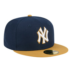 New York Yankees Two-Tone Color Pack 59FIFTY Fitted Hat - Navy/Khaki | New Era