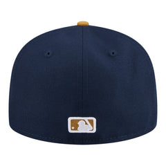 Philadelphia Phillies Two-Tone Color Pack 59FIFTY Fitted Hat - Navy/Khaki | New Era