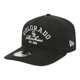 Colorado Rockies Stacked 19TWENTY Adjustable Hat - Black | New Era