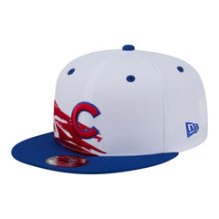 Chicago Cubs 9FIFTY Snapback Hat - White/Royal | New Era