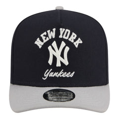 New York Yankees Arched A-Frame 9FIFTY Adjustable Hat - Navy | New Era