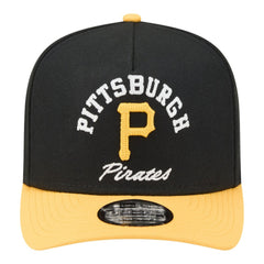 Pittsburgh Pirates Arched A-Frame 9FIFTY Adjustable Hat - Black/Gold | New Era