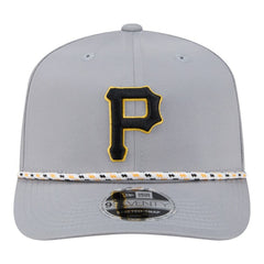 Pittsburgh Pirates Sport Rope 9SEVENTY Adjustable Hat - Gray | New Era