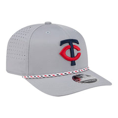 Minnesota Twins Sport Rope 9SEVENTY Adjustable Hat - Gray | New Era