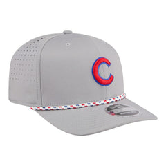 Chicago Cubs Sport Rope 9SEVENTY Adjustable Hat - Gray | New Era