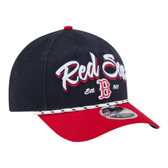 Boston Red Sox Team Loyal 9FORTY M-Crown Adjustable Hat - Navy/Red | New Era