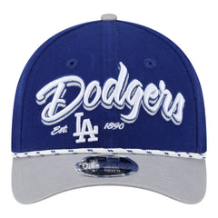Los Angeles Dodgers Team Loyal 9FORTY M-Crown Adjustable Hat - Royal/Gray | New Era