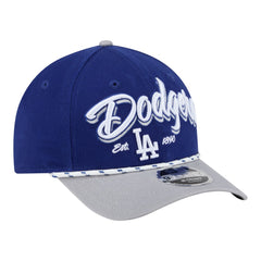 Los Angeles Dodgers Team Loyal 9FORTY M-Crown Adjustable Hat - Royal/Gray | New Era
