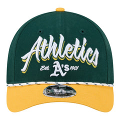 Athletics Team Loyal 9FORTY M-Crown Adjustable Hat - Green/Gold | New Era