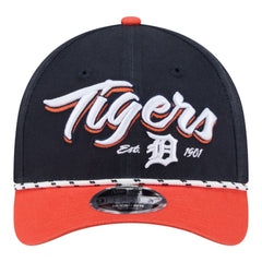 Detroit Tigers Team Loyal 9FORTY M-Crown Adjustable Hat - Navy/Orange | New Era