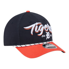 Detroit Tigers Team Loyal 9FORTY M-Crown Adjustable Hat - Navy/Orange | New Era