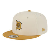Detroit Tigers 2-Tone Color Pack 9FIFTY Snapback Hat - Light Beige/Khaki | New Era