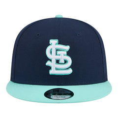 St. Louis Cardinals 2-Tone Color Pack 9FIFTY Snapback Hat - Navy/Turquoise | New Era