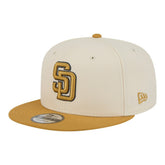 San Diego Padres 2-Tone Color Pack 9FIFTY Snapback Hat - Light Beige/Khaki | New Era