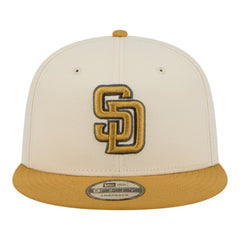 San Diego Padres 2-Tone Color Pack 9FIFTY Snapback Hat - Light Beige/Khaki | New Era