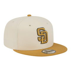 San Diego Padres 2-Tone Color Pack 9FIFTY Snapback Hat - Light Beige/Khaki | New Era