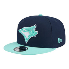 Toronto Blue Jays 2-Tone Color Pack 9FIFTY Snapback Hat - Navy/Turquoise | New Era