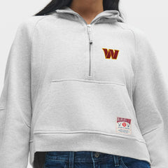 Washington Commanders lululemon Women's Scuba Oversized Half-Zip Hoodie - Heathered Core Ultra Light Grey discount