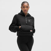 Las Vegas Raiders lululemon Women's Scuba Oversized Half-Zip Hoodie - Black discount