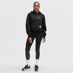 Las Vegas Raiders lululemon Women's Scuba Oversized Half-Zip Hoodie - Black discount