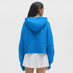 Los Angeles Chargers lululemon Women's Scuba Oversized Half-Zip Hoodie - Beaming Blue for sale