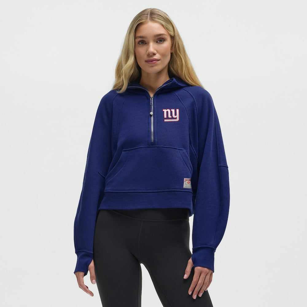 New York Giants lululemon Women's Scuba Oversized Half-Zip Hoodie - Larkspur for sale