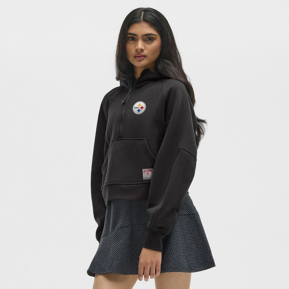 Pittsburgh Steelers lululemon Women's Scuba Oversized Half-Zip Hoodie - Black sale