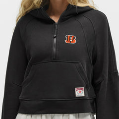 Cincinnati Bengals lululemon Women's Scuba Oversized Half-Zip Hoodie - Black discount