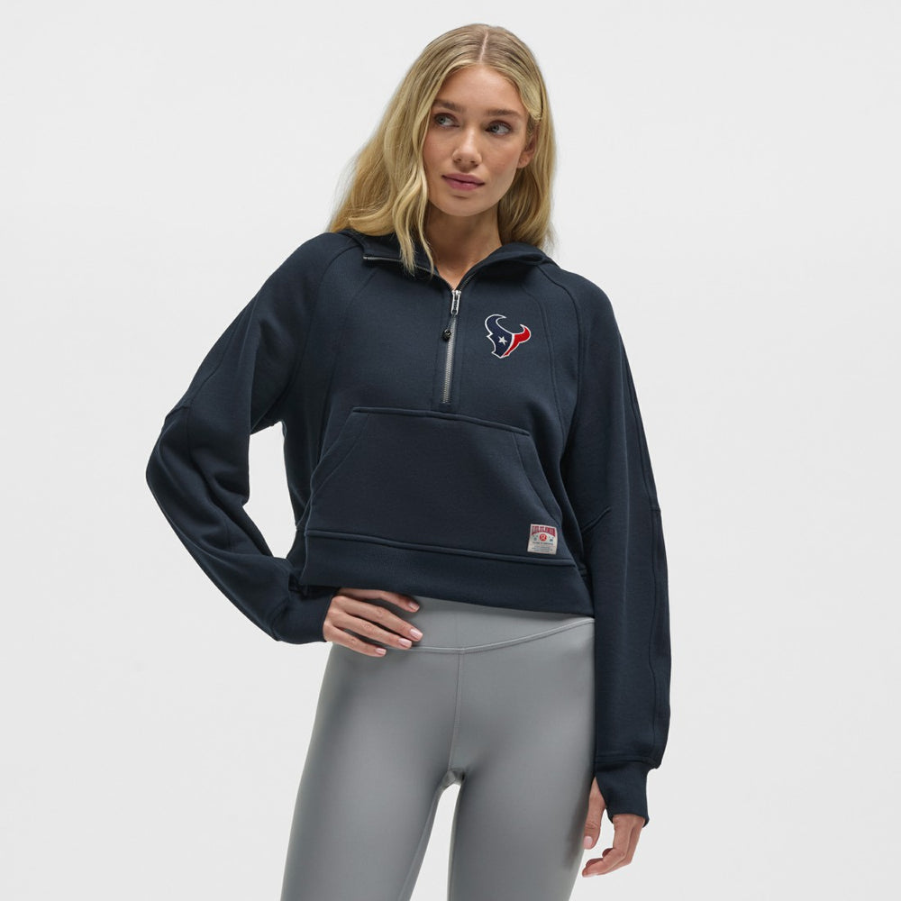 Houston Texans lululemon Women's Scuba Oversized Half-Zip Hoodie - True Navy outlet