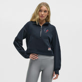 Houston Texans lululemon Women's Scuba Oversized Half-Zip Hoodie - True Navy outlet