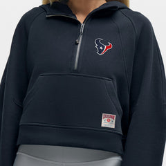 Houston Texans lululemon Women's Scuba Oversized Half-Zip Hoodie - True Navy outlet