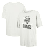 Cleveland Browns '47 Women's Dawg Pound XL Premier Sadie Oversized T-Shirt - Cream online