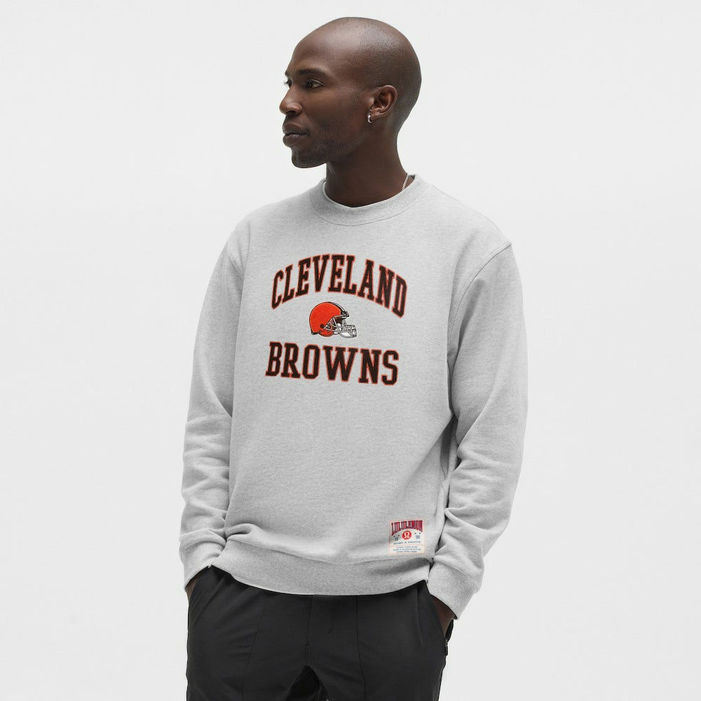 Cleveland Browns lululemon Steady State Sweatshirt - Heathered Silver Drop sale