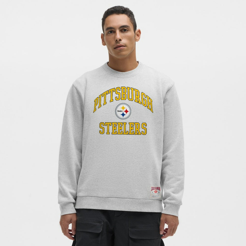 Pittsburgh Steelers lululemon Steady State Sweatshirt - Heathered Silver Drop outlet