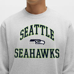Seattle Seahawks lululemon Steady State Sweatshirt - Heathered Silver Drop discount