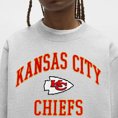 Kansas City Chiefs lululemon Steady State Sweatshirt - Heathered Silver Drop cheap