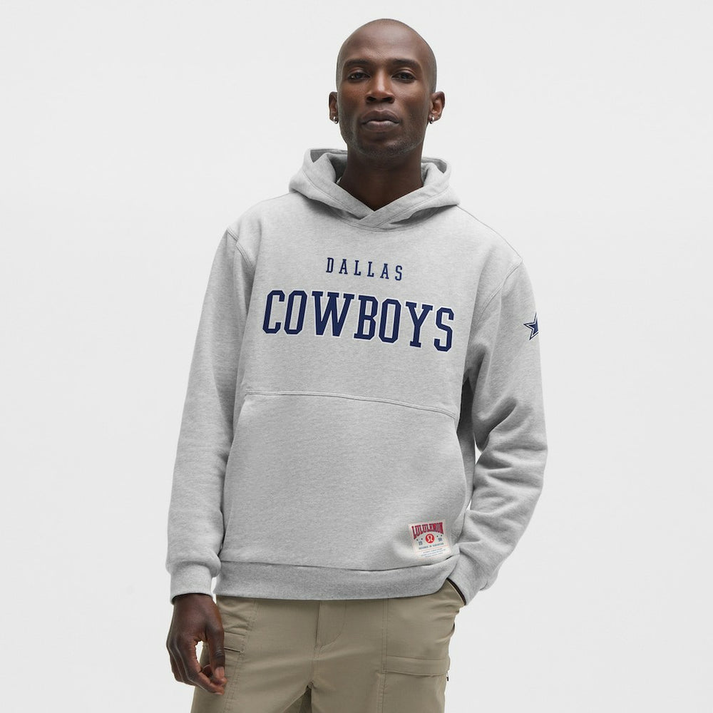 Dallas Cowboys lululemon Steady State Pullover Hoodie - Heathered Silver Drop cheap