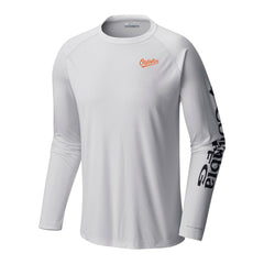 Baltimore Orioles Terminal Tackle Long Sleeve Shirt - White | Columbia