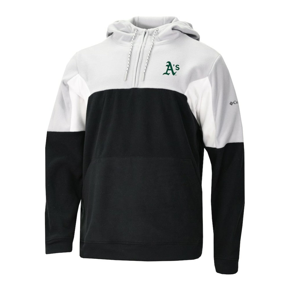 Athletics Men's Lodge Fleece Quarter-Zip Hoodie - Black | Columbia
